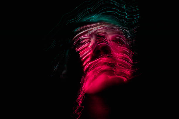 istock light painting portrait 1305993467