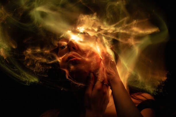 istock light painting portrait 1305993488
