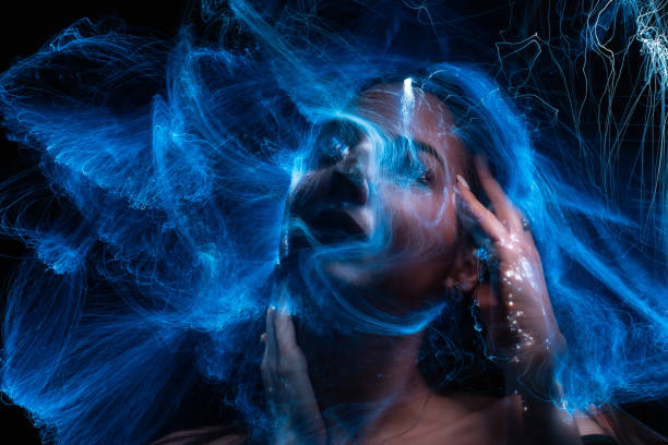 istock light painting portrait 1305993492