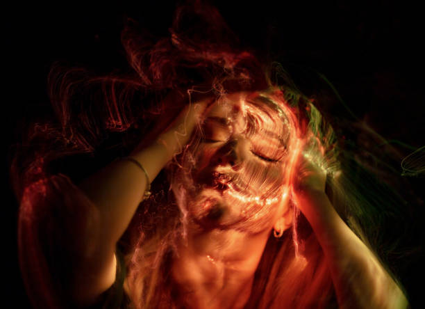 light painting portrait