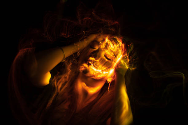 istock light painting portrait 1305993514
