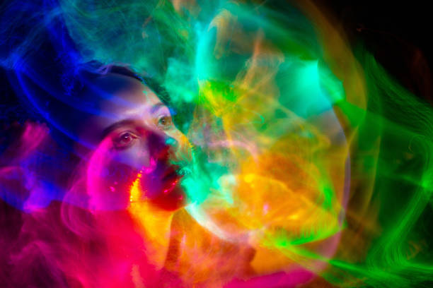 istock light painting portrait 1305993537