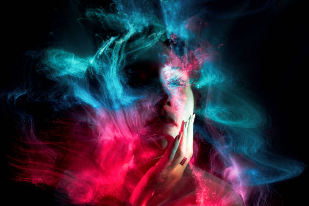 istock light painting portrait 1305993539