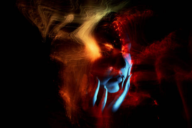 istock light painting portrait 1305993560