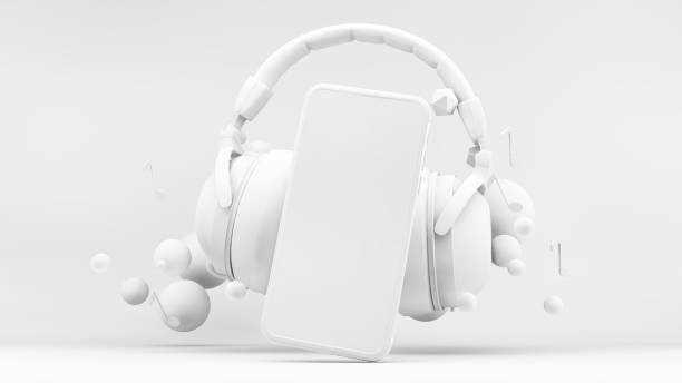 istock Mobile Phone with headphones 1305994499