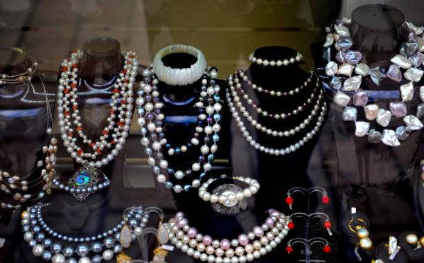 istock expensive jewellery on a display for sale 1305998658
