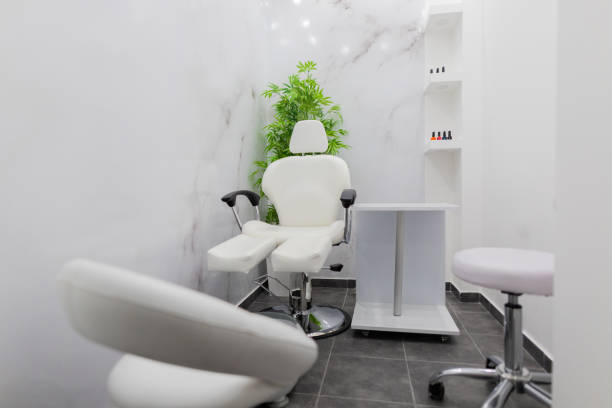 Interior of nail salon stock photo