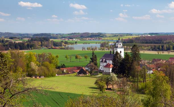 istock springtime view from bohemian and moravian highland 1306002454