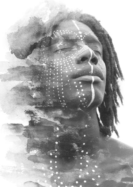 istock A portrait of a disappearing into paint splashes face 1306003685