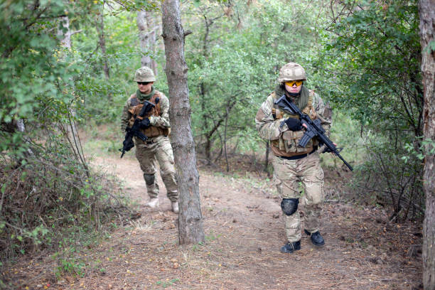 istock Soldiers on a mission 1306004763