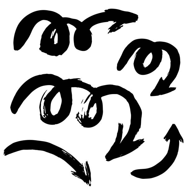 istock Doodle grunge style icon. Decorative element. Outline, cartoon line icon 1306008328