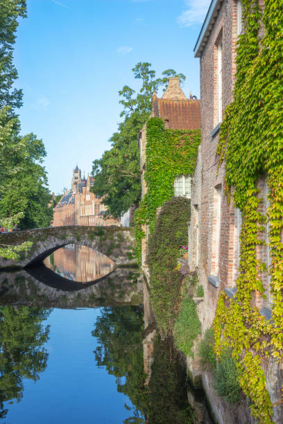 istock Bruges - Look to canal in evening light. 1306010552