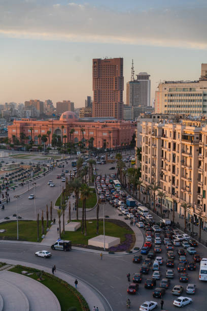 istock Tahrir Square in Cairo at sunset 1306018547