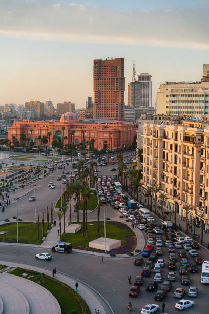 istock Tahrir Square in Cairo at sunset 1306018589