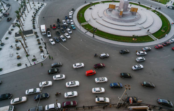 istock Tahrir Square in Cairo at sunset 1306018595