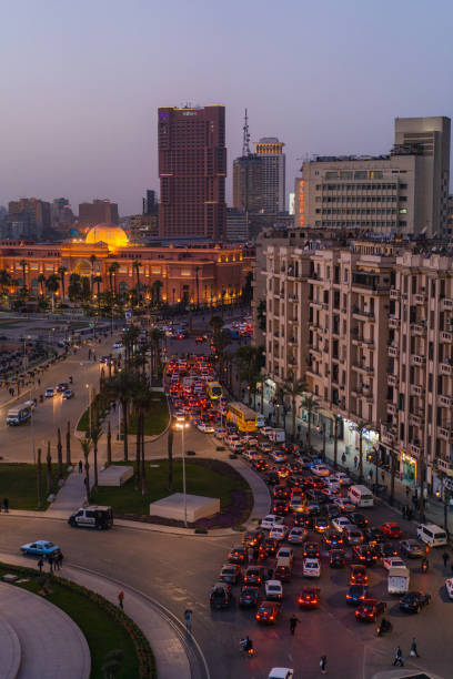 istock Tahrir Square in Cairo at sunset 1306019879