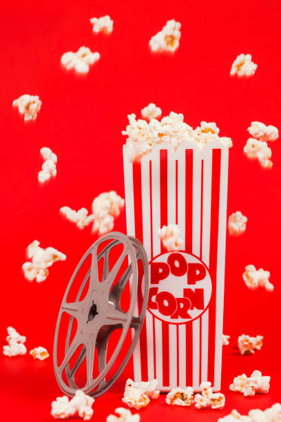 istock Movie Reel with Popcorn 1306024011