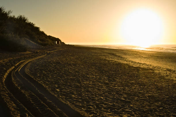 istock sunrise on a beach of the Atlantic Ocean. 1306025014