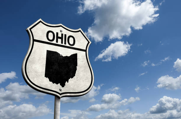 istock Road sign for US State of Ohio 1306027584