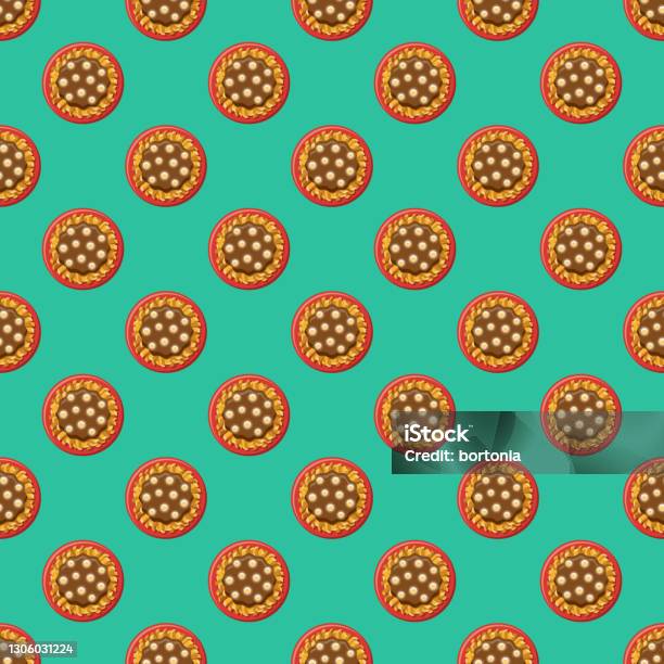 Poutine Patterns Poutine Meal Pattern Stock Illustration - Download Image Now - Poutine ...