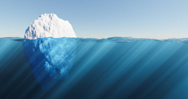 istock iceberg floating in the sea with crystal clear water 1306035880