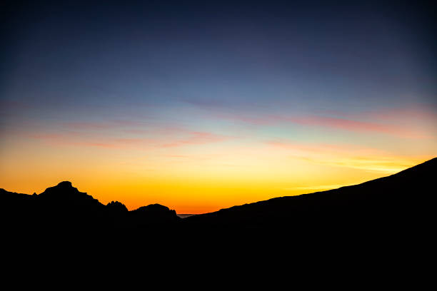istock Sunset on volcano in Tenerife 1306035962