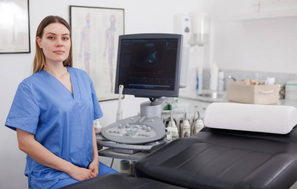 istock Female sonographer portrait 1306038540