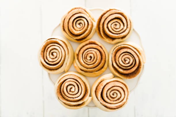 Preparing Homemade Cinnamon Buns