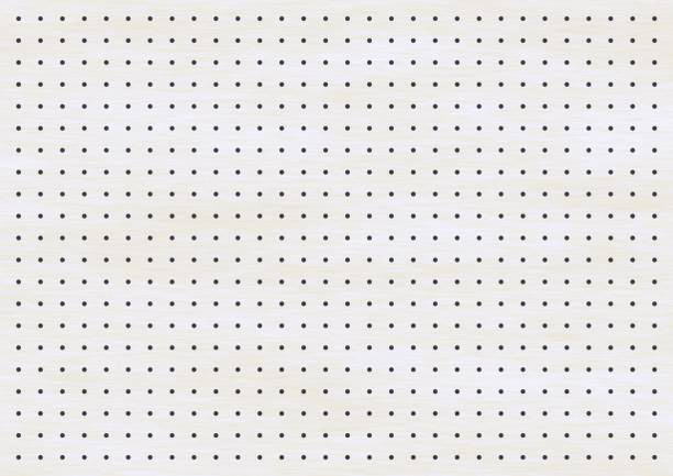 ilustracja płyty perforowanej - pegboard stock illustrations