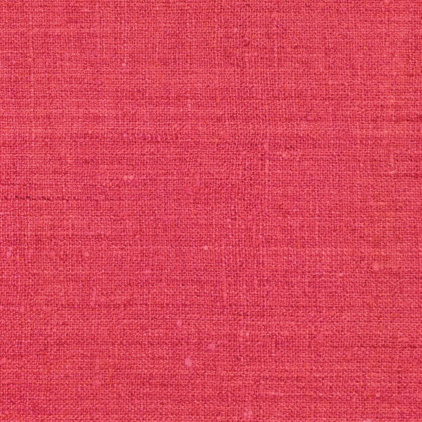 istock Natural light vibrant wine red rustic flax fiber linen fabric swatch texture horizontal pattern, vertical bright rough detailed vintage textile background macro closeup, crumpled textured burlap canvas copy space wallpaper 1306048419