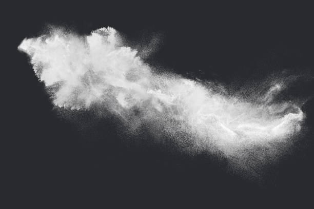 istock Abstract design of white powder snow cloud 1306053214