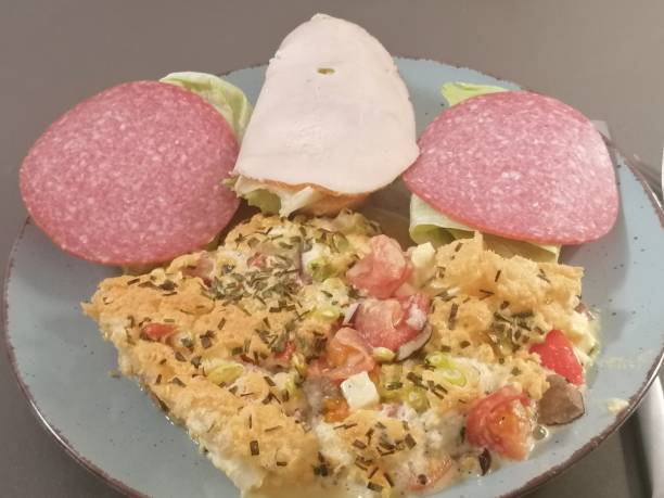 istock Three sandwiches with a little stir-fry 1306061483