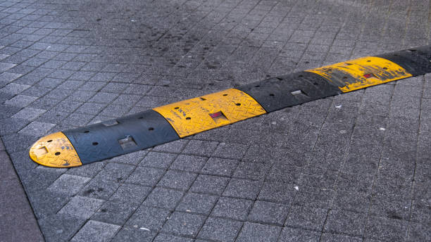 istock Speed bump on the street 1306064482