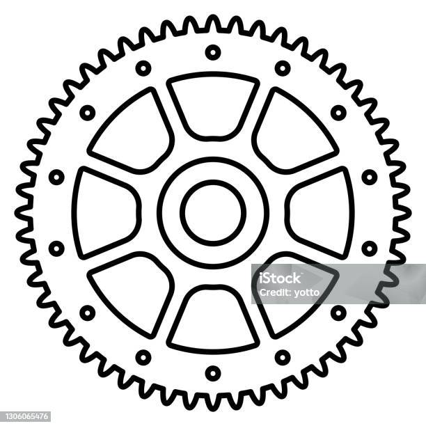 Gear Contraption Example A Gear Isolated Vector Illustration Stock Illustration - Download Image ...