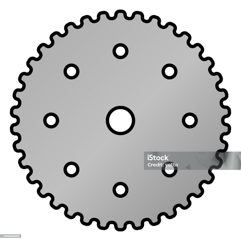 A Gear Isolated Vector Illustration Stock Illustration - Download Image