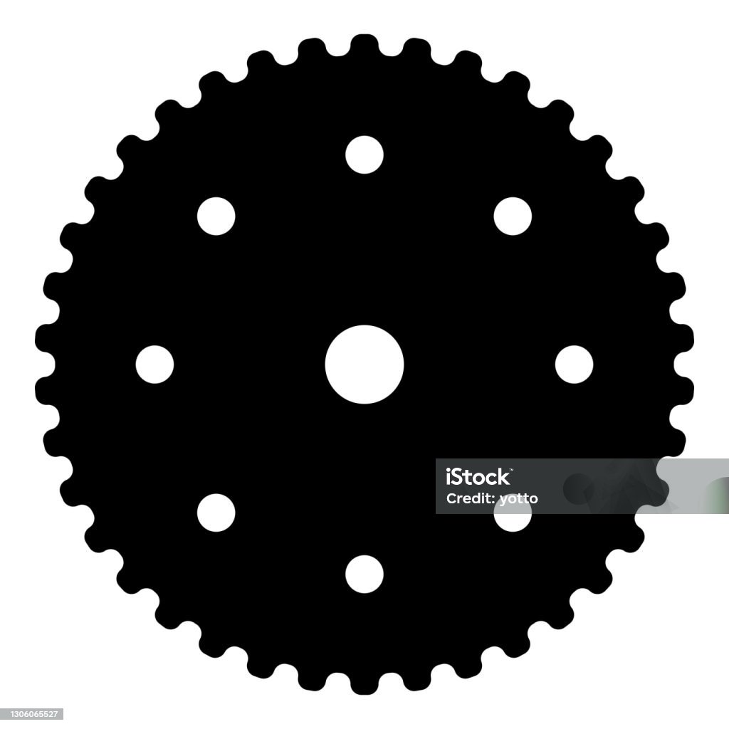 A Gear Isolated Vector Illustration Stock Illustration - Download Image