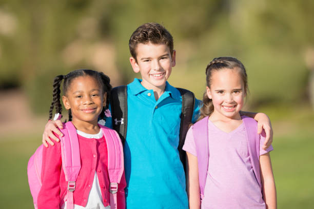istock Multi Ethnic Children Outdoors Stock Photo 1306075305
