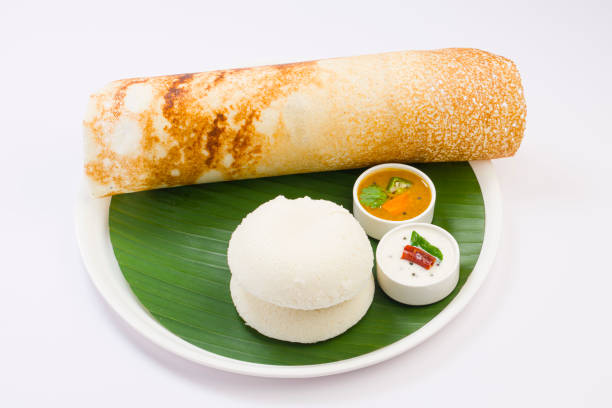 istock Ghee roast  Dosa and Idli 1306083026