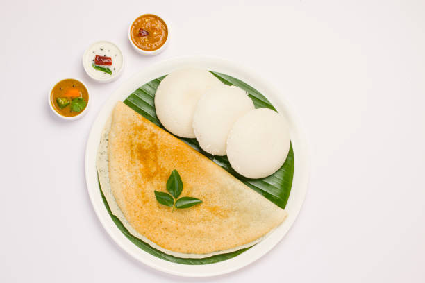 istock Ghee roast  Dosa and Idlii 1306083061