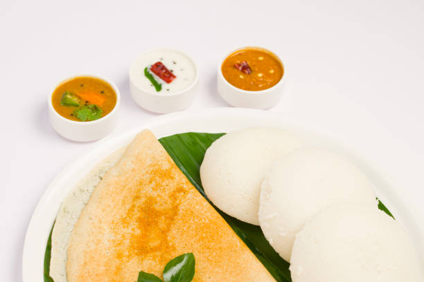 istock Ghee roast  Dosa and Idlii 1306083138
