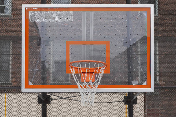 istock Basketball hoop ring basket board goal competition success 1306085083
