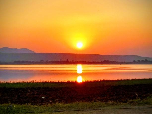 istock Sunset at Gangapur Dam 1306089162
