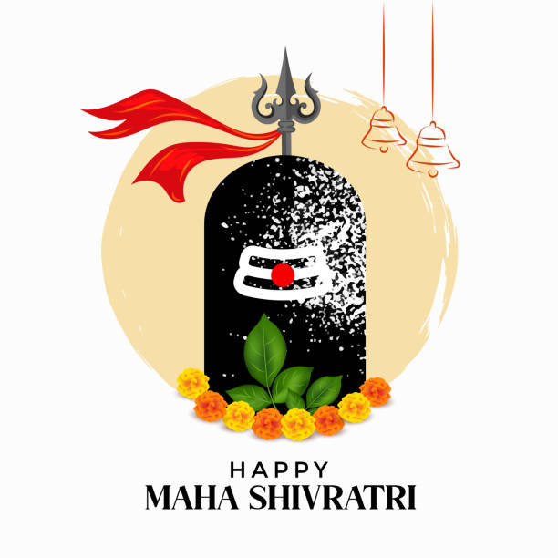 glücklich maha shivratri festival hintergrund. - sculpture art abstract white stock-grafiken, -clipart, -cartoons und -symbole