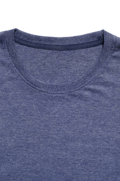 istock Collar of T-shirt Isolated on White Background. 1306089432