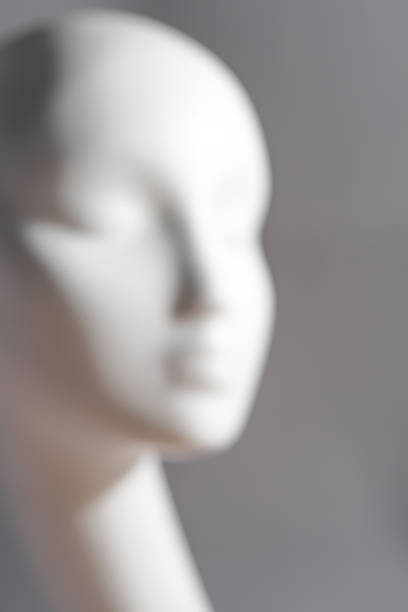 istock Beautiful female blurred face monochrome 1306090142