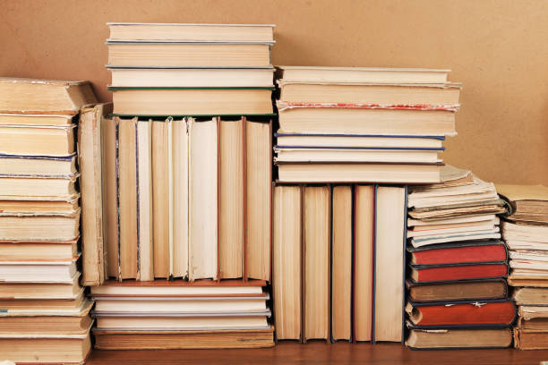 istock Pile of various paper books 1306096256