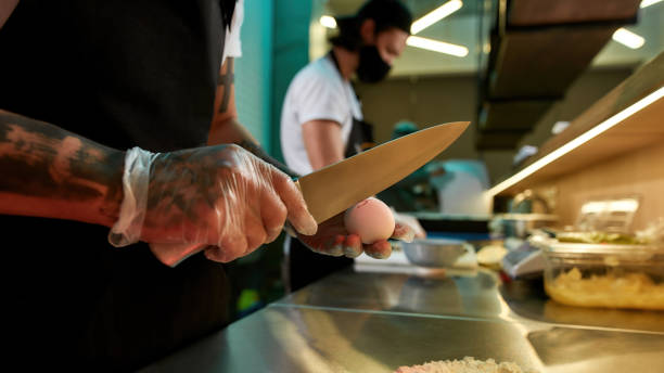 istock Chefs are cooking in the kitchen in a restaurant 1306102990