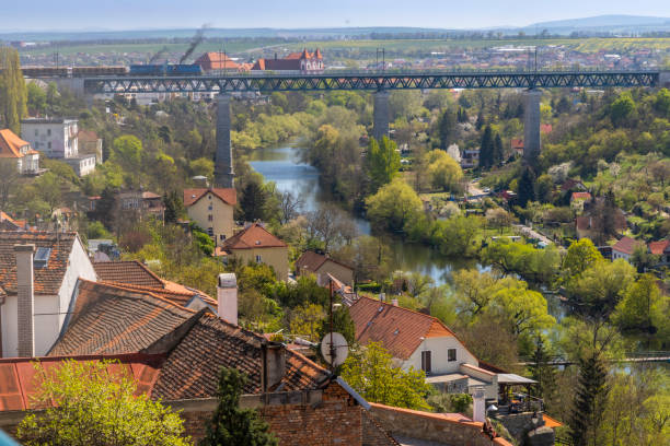 istock railway viaduct Znojmo, South Moravia Czech Republic 1306111166