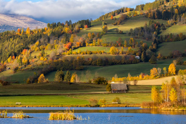 istock autumn pond under the mountains, Murau district, Styria, Austria 1306111705