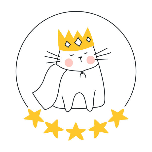 7,976 King Cat Illustrations & Clip Art - iStock | Cat crown, Fancy cat,  Spoiled cat